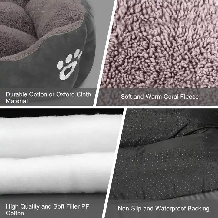 Waterproof Ultra Soft  Washable Dog Bed