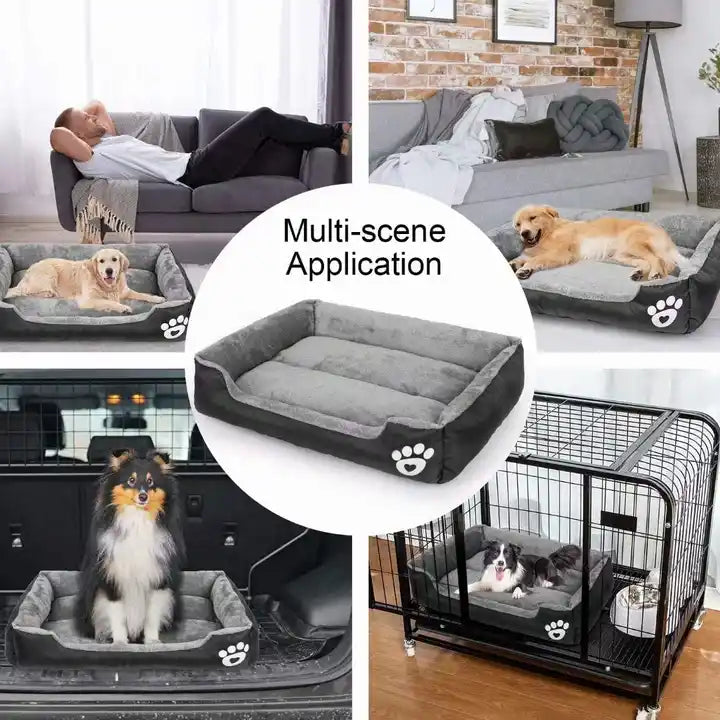 Waterproof Ultra Soft  Washable Dog Bed